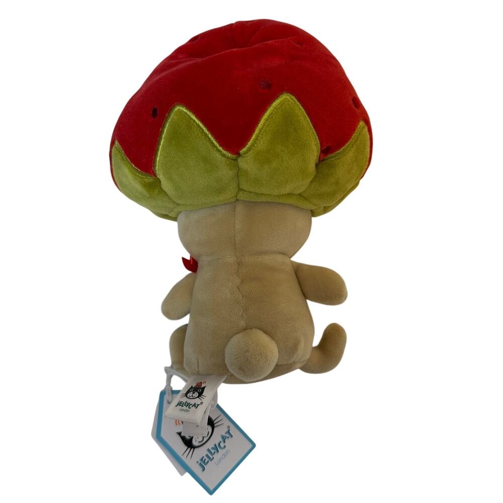 Jellycat Straw Beret Sal Strawberry Plush NWT - Picture 5 of 8